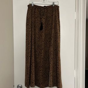 SHEIN cheetah print skirt